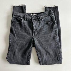 Madewell Super Skinny Black Jeans 27